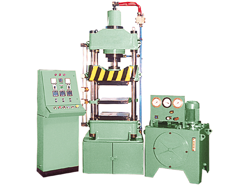 50 ton Semi Automatic Multi Daylight Press
(Electrically heated platen)